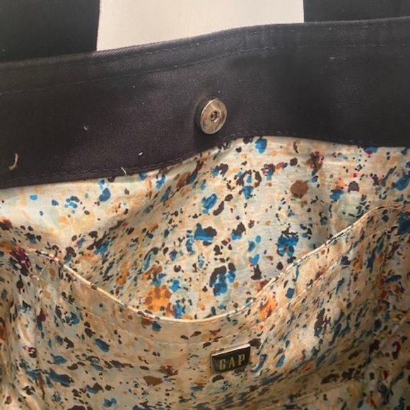 Black sequin tote with side pockets - Picture 2 of 2